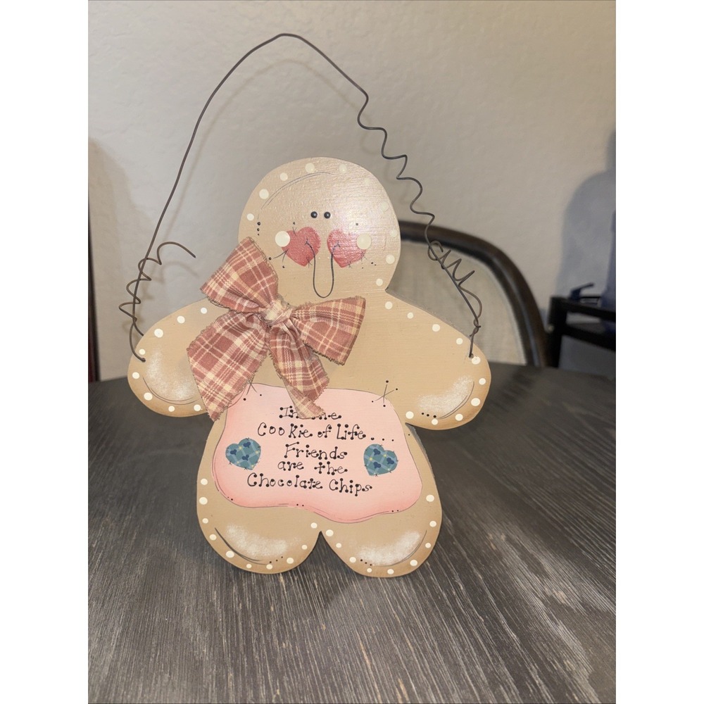 Gingerbread Man  Baker Wire Hanger Rolling In The Cookie Life Friends